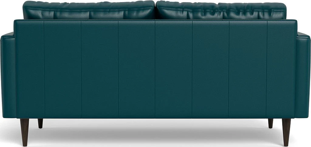 Wallace 74" Leather Apartment Sofa - Image 40