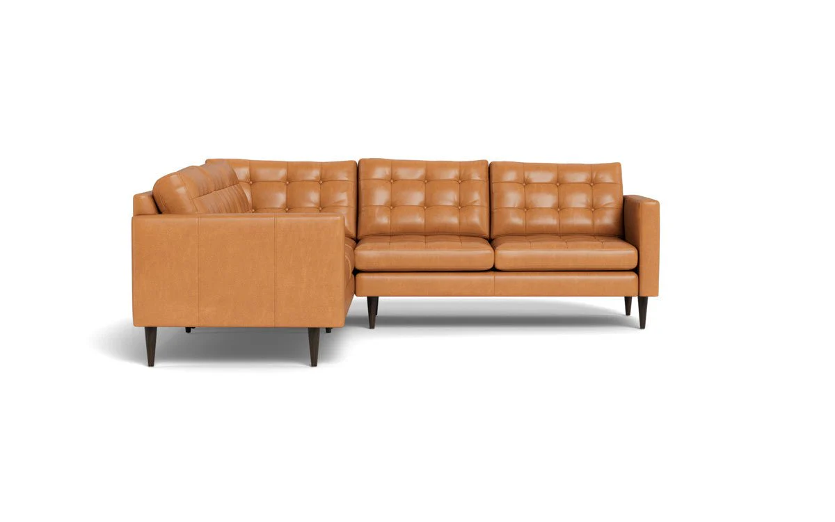 Wallace 102" Leather Corner Sectional - Image 17