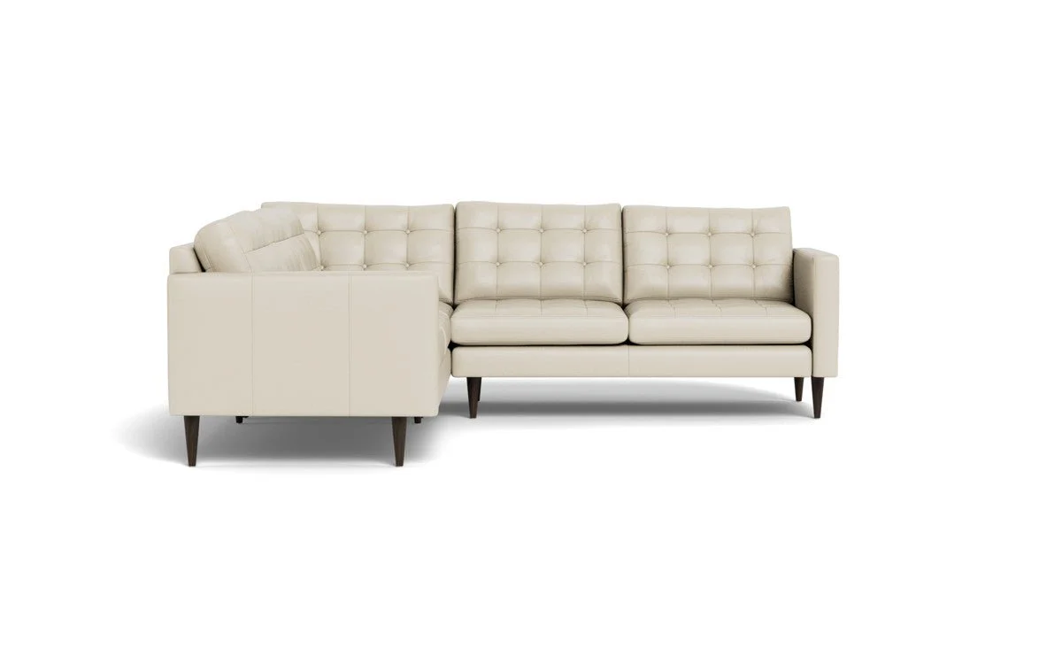 Wallace 102" Leather Corner Sectional - Image 32