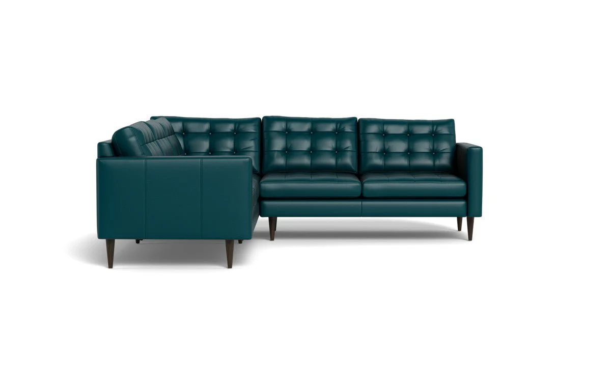Wallace 102" Leather Corner Sectional - Image 38