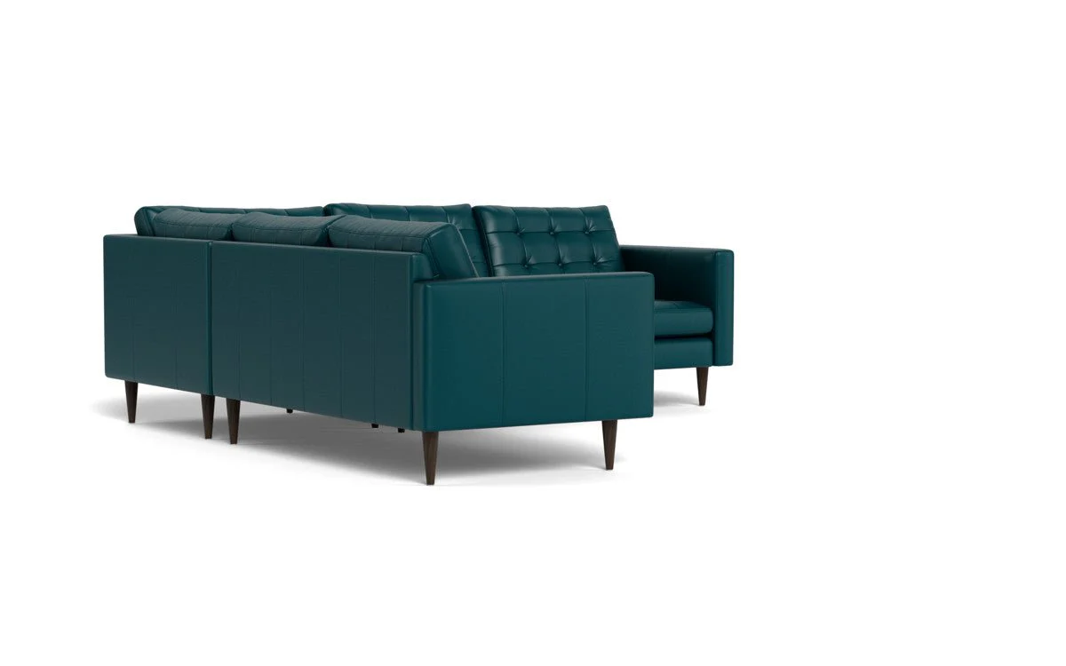 Wallace 102" Leather Corner Sectional - Image 39