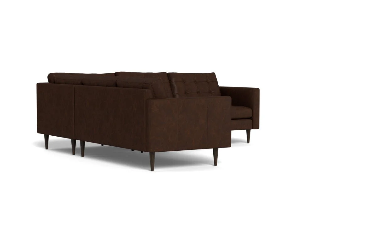 Wallace 102" Leather Corner Sectional - Image 4