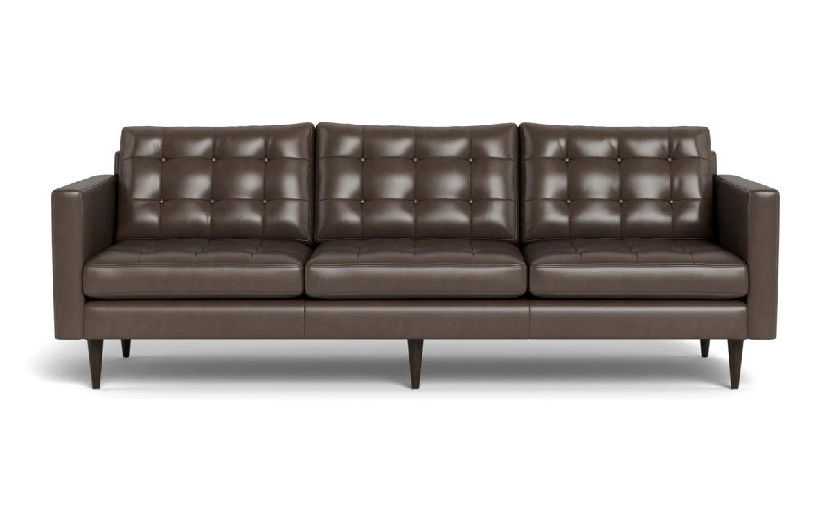 Wallace 98" Leather Estate Sofa - Image 11