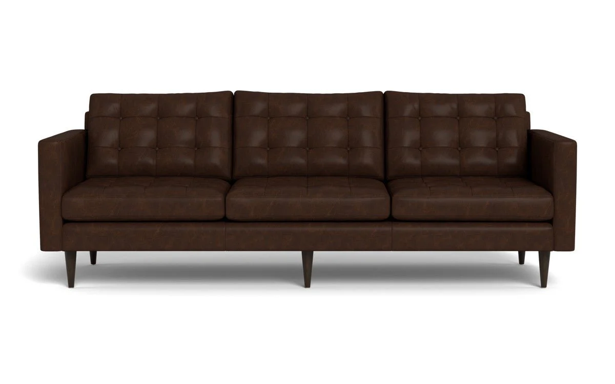 Wallace 98" Leather Estate Sofa - Image 3