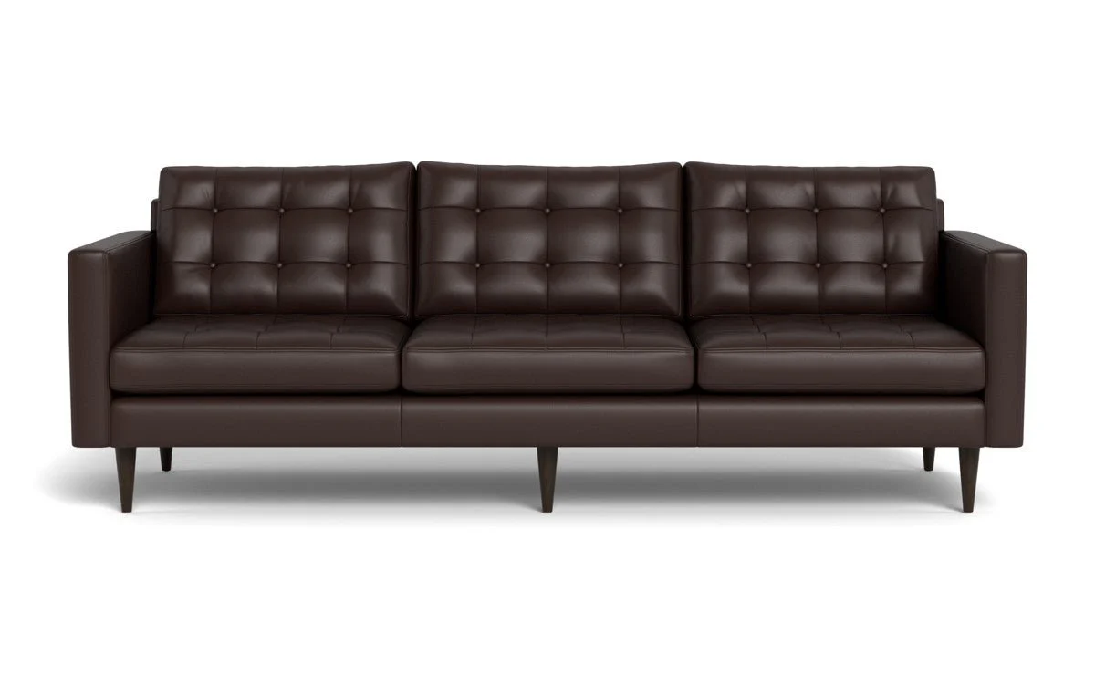 Wallace 98" Leather Estate Sofa - Image 35