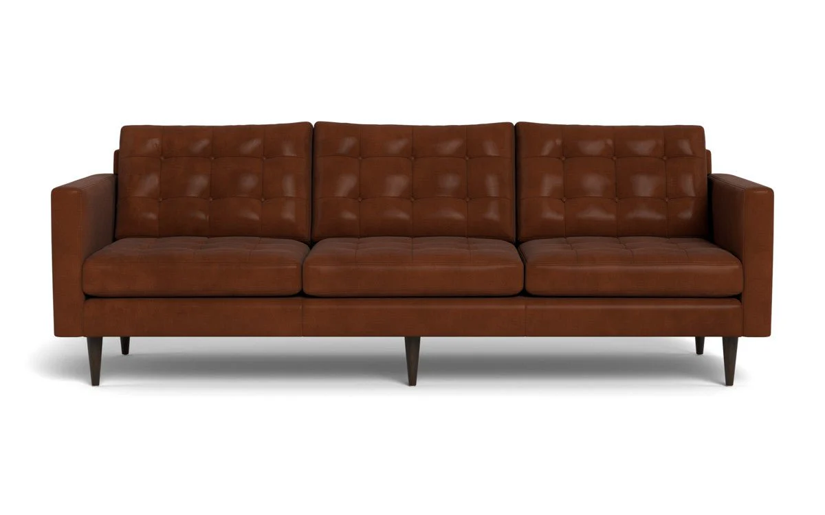Wallace 98" Leather Estate Sofa - Image 8