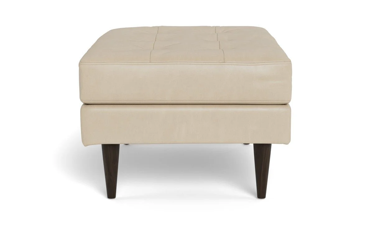 Wallace Leather Ottoman - Image 16