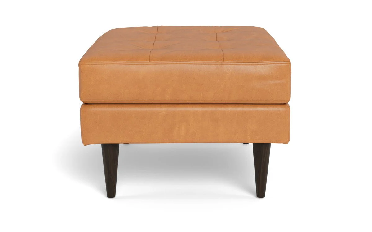Wallace Leather Ottoman - Image 18