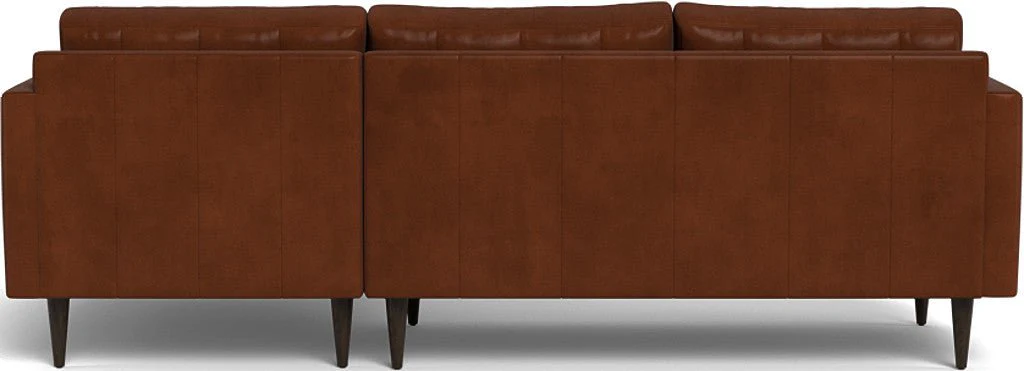 Wallace 98" Leather Right Chaise Sectional - Image 10