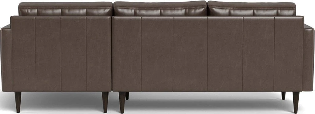 Wallace 98" Leather Right Chaise Sectional - Image 13