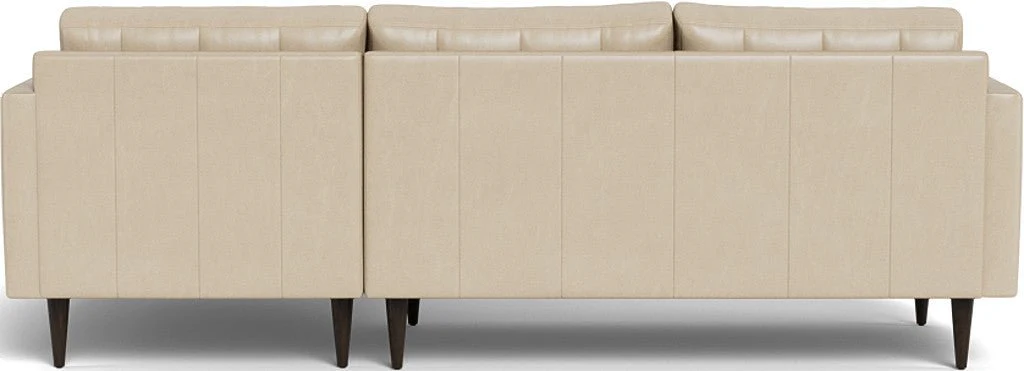 Wallace 98" Leather Right Chaise Sectional - Image 16