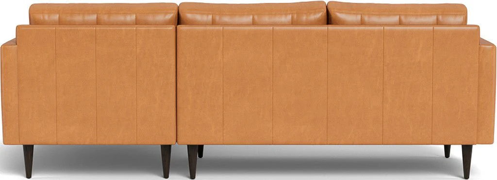 Wallace 98" Leather Right Chaise Sectional - Image 19