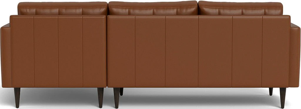 Wallace 98" Leather Right Chaise Sectional - Image 28