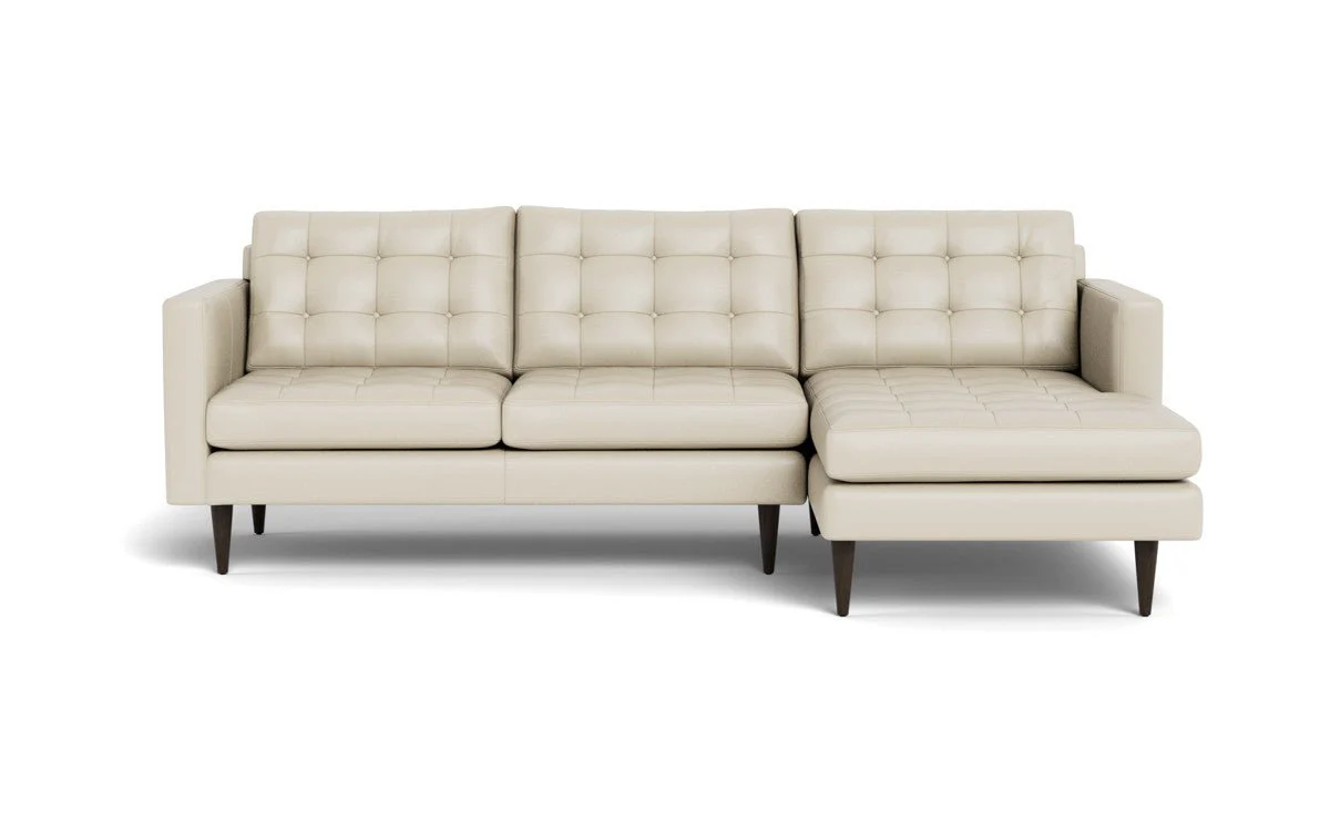 Wallace 98" Leather Right Chaise Sectional - Image 32