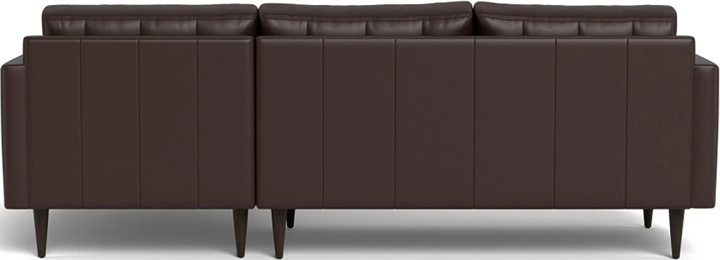 Wallace 98" Leather Right Chaise Sectional - Image 37