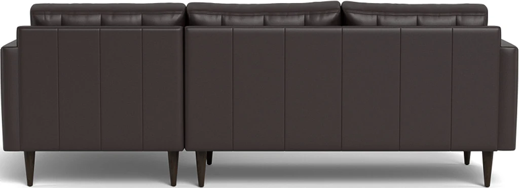 Wallace 98" Leather Right Chaise Sectional - Image 43