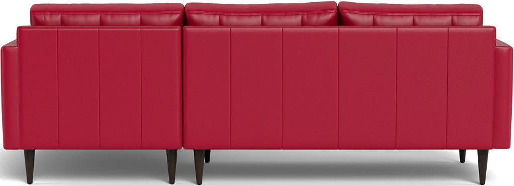 Wallace 98" Leather Right Chaise Sectional - Image 46