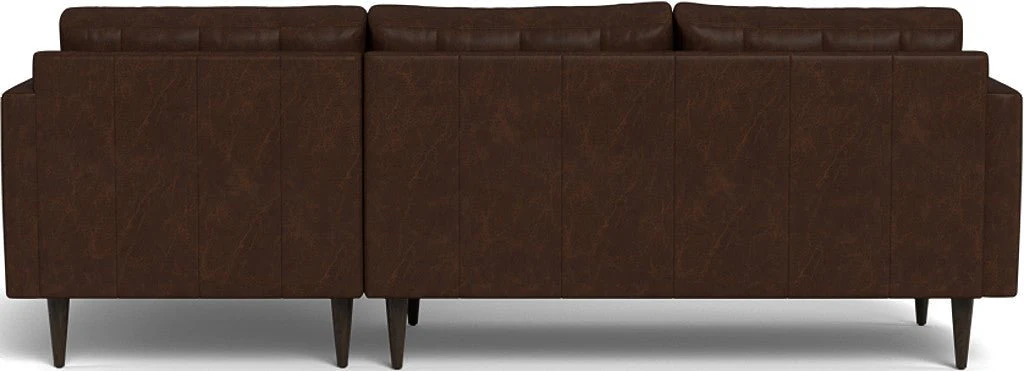 Wallace 98" Leather Right Chaise Sectional - Image 5