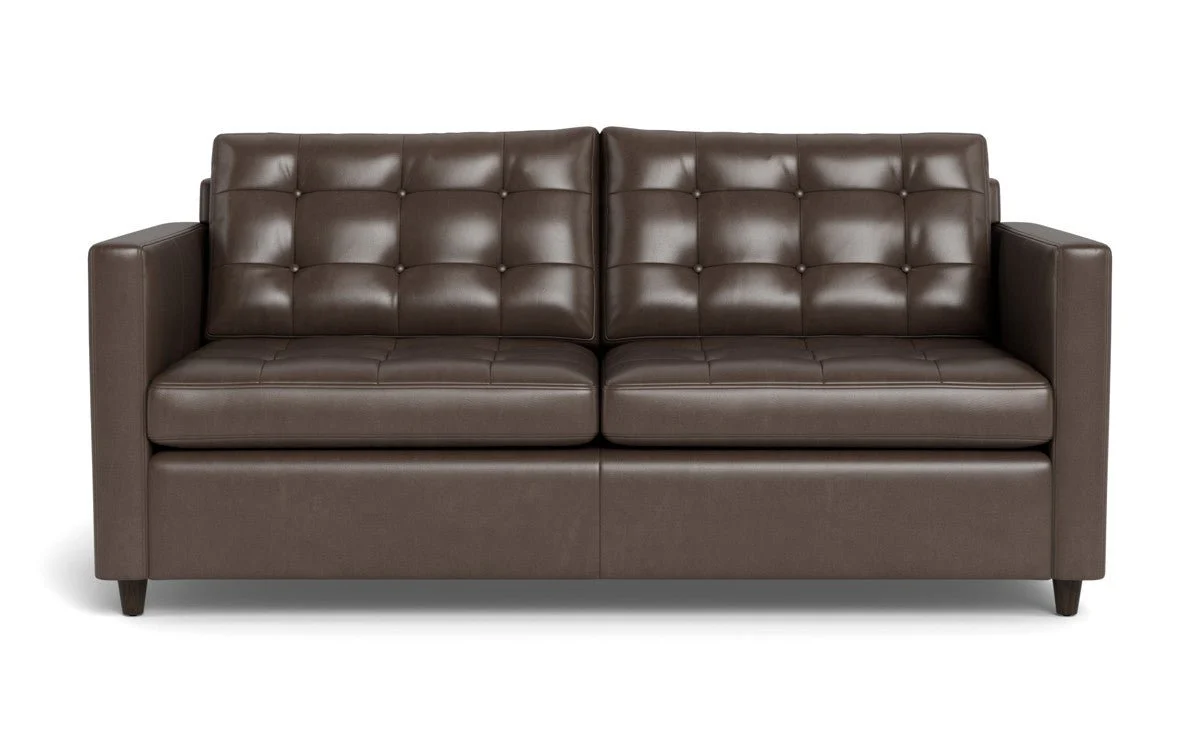 Wallace 74" Leather Queen Sleeper Sofa - Image 12