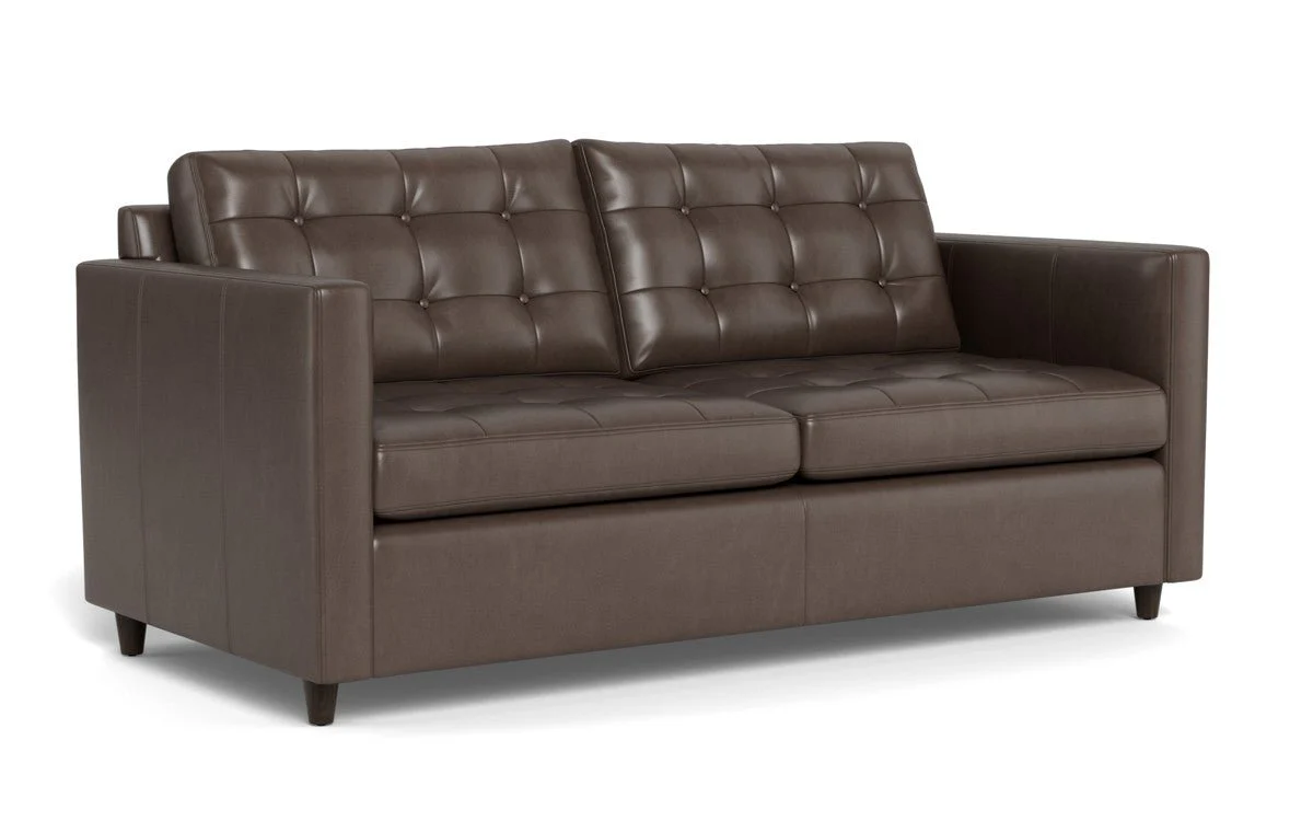Wallace 74" Leather Queen Sleeper Sofa - Image 13