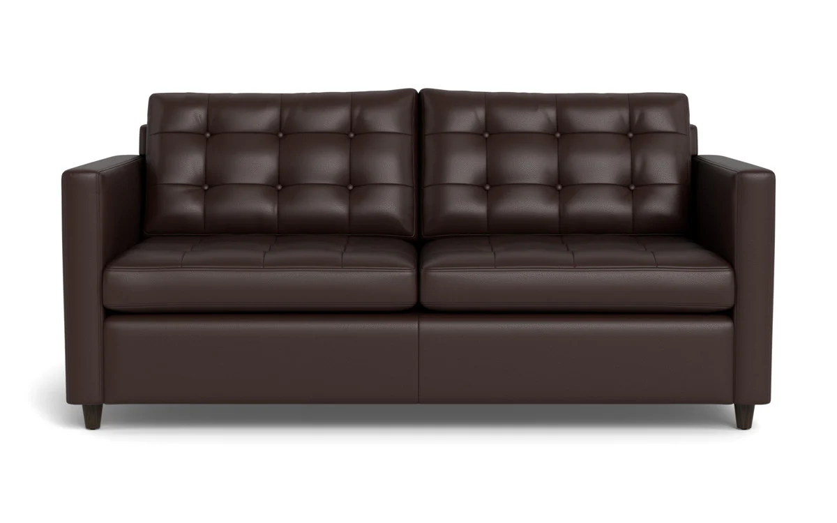Wallace 74" Leather Queen Sleeper Sofa - Image 36