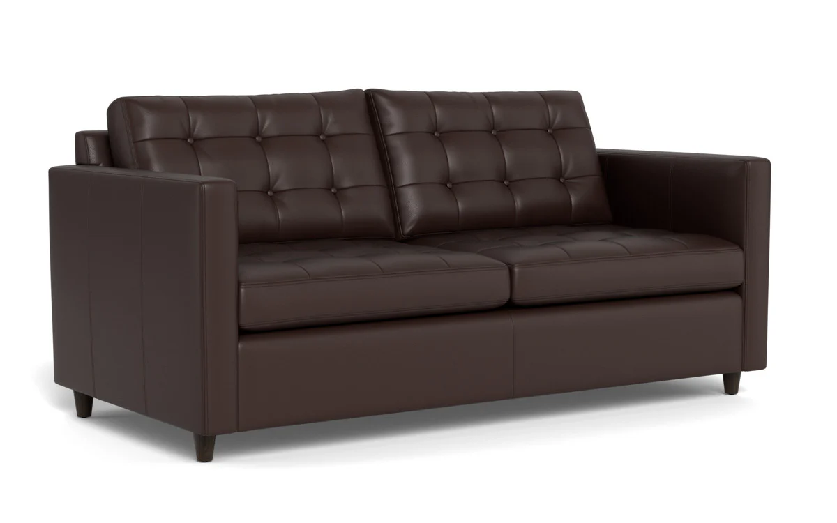 Wallace 74" Leather Queen Sleeper Sofa - Image 37