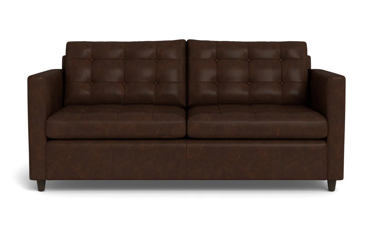 Wallace 74" Leather Queen Sleeper Sofa - Image 4