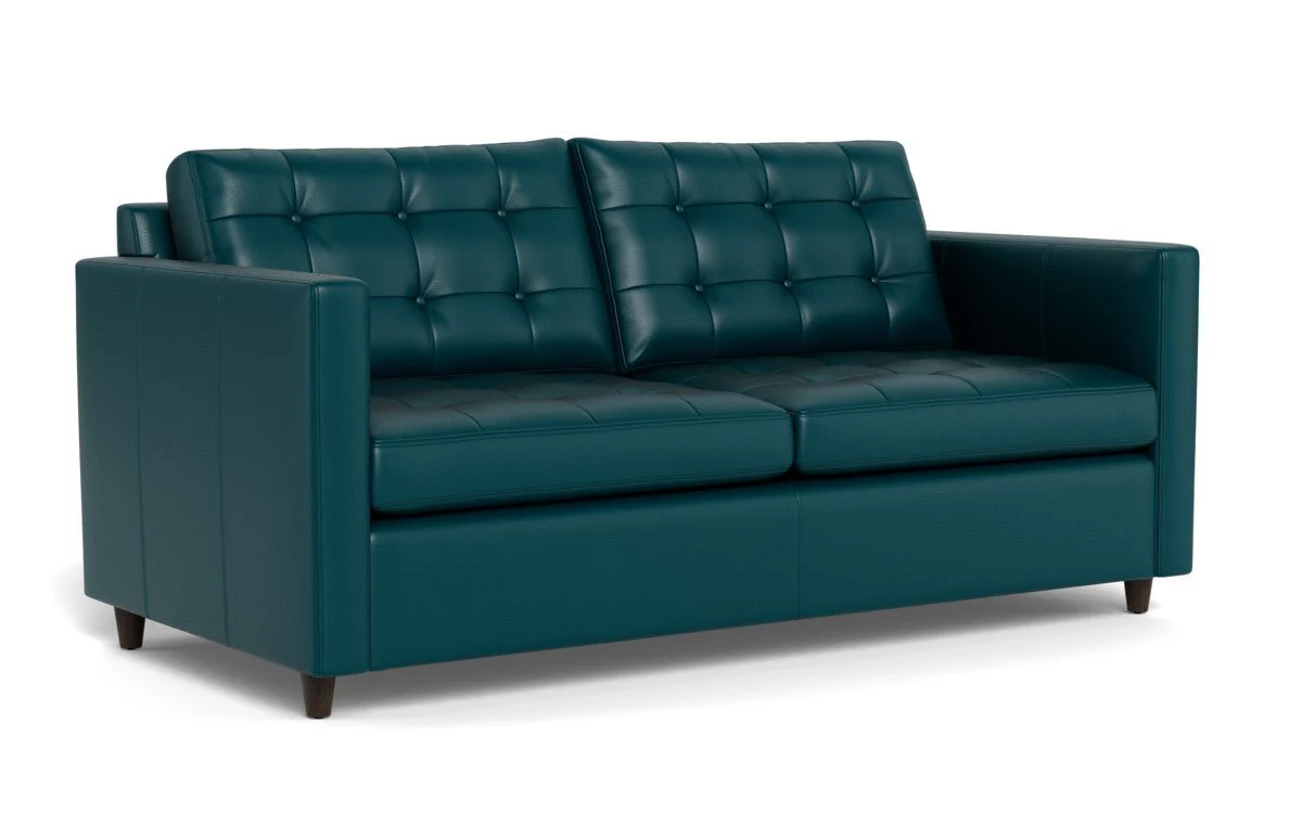 Wallace 74" Leather Queen Sleeper Sofa - Image 40
