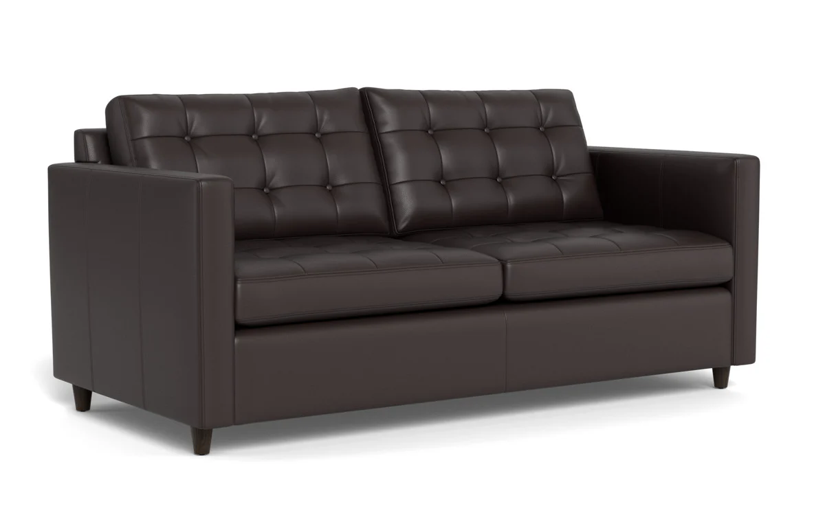 Wallace 74" Leather Queen Sleeper Sofa - Image 43