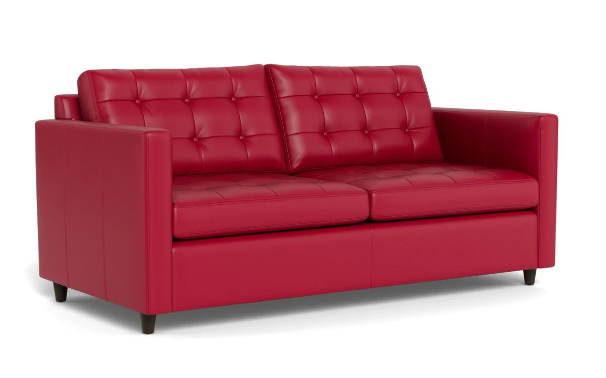 Wallace 74" Leather Queen Sleeper Sofa - Image 46