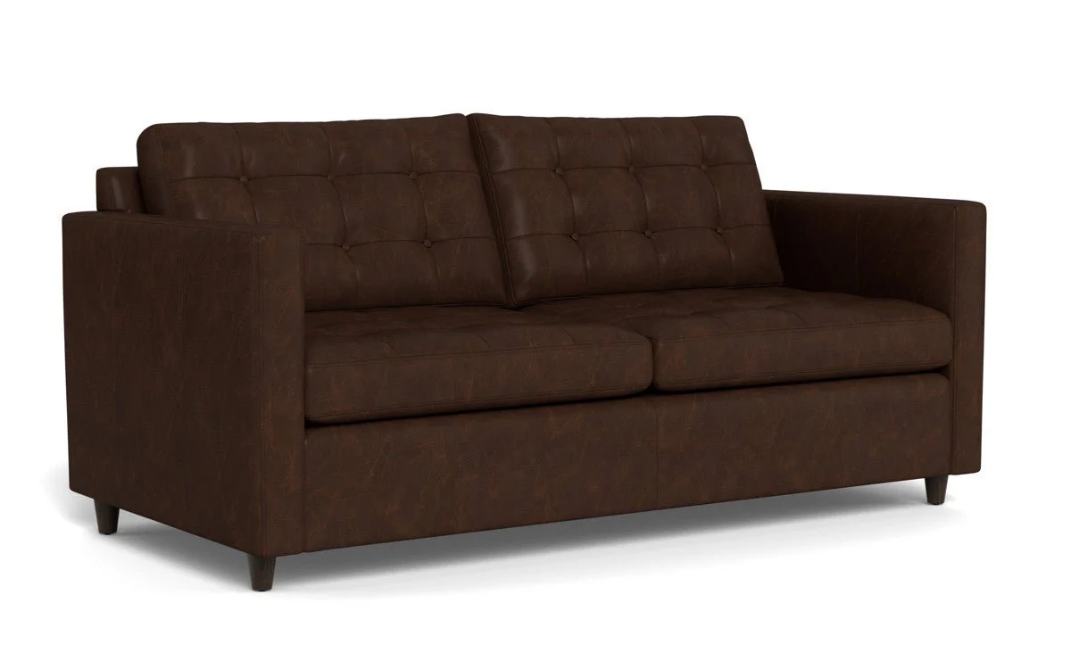 Wallace 74" Leather Queen Sleeper Sofa - Image 5
