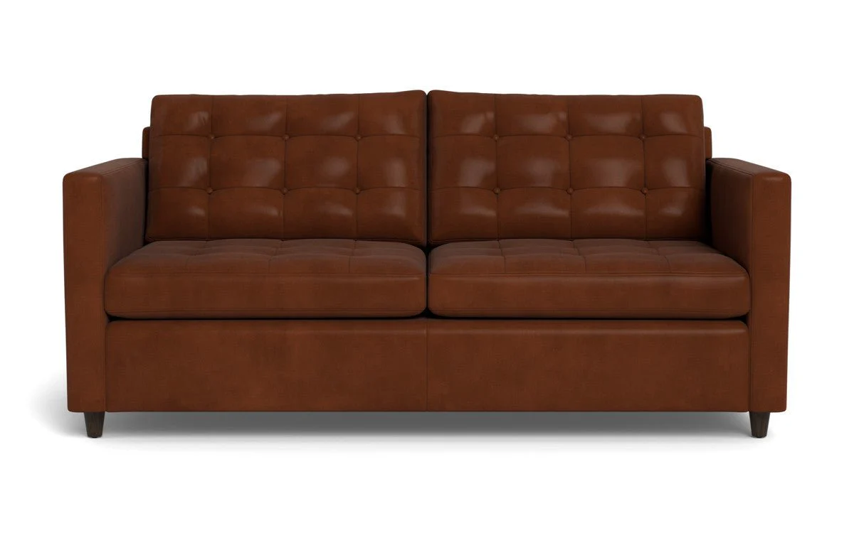 Wallace 74" Leather Queen Sleeper Sofa - Image 9