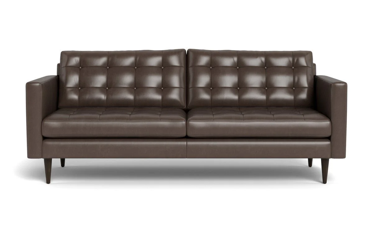 Wallace 85" Leather Sofa - Image 11