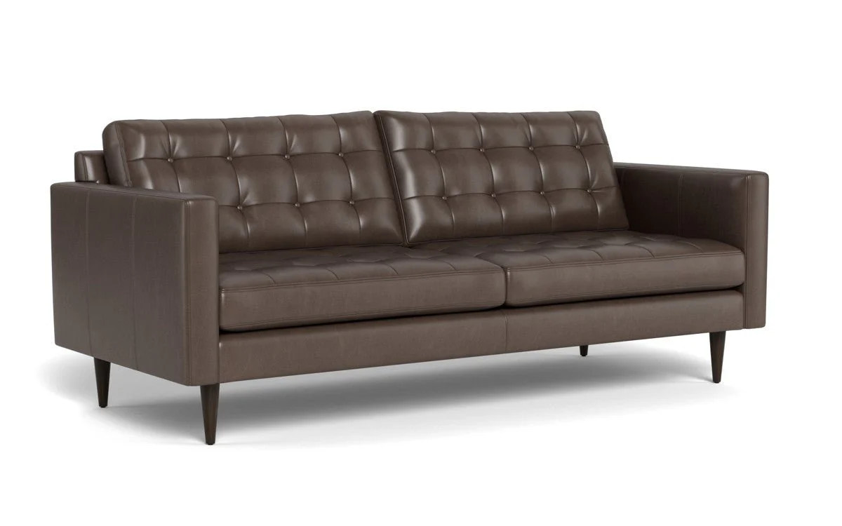Wallace 85" Leather Sofa - Image 12