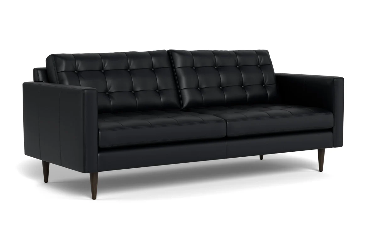 Wallace 85" Leather Sofa - Image 21