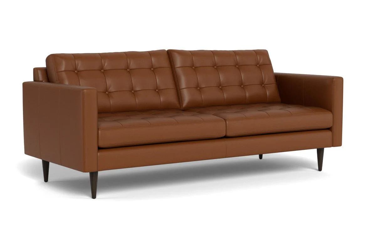 Wallace 85" Leather Sofa - Image 27
