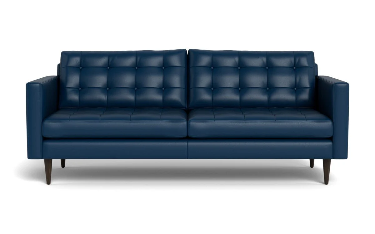 Wallace 85" Leather Sofa - Image 29