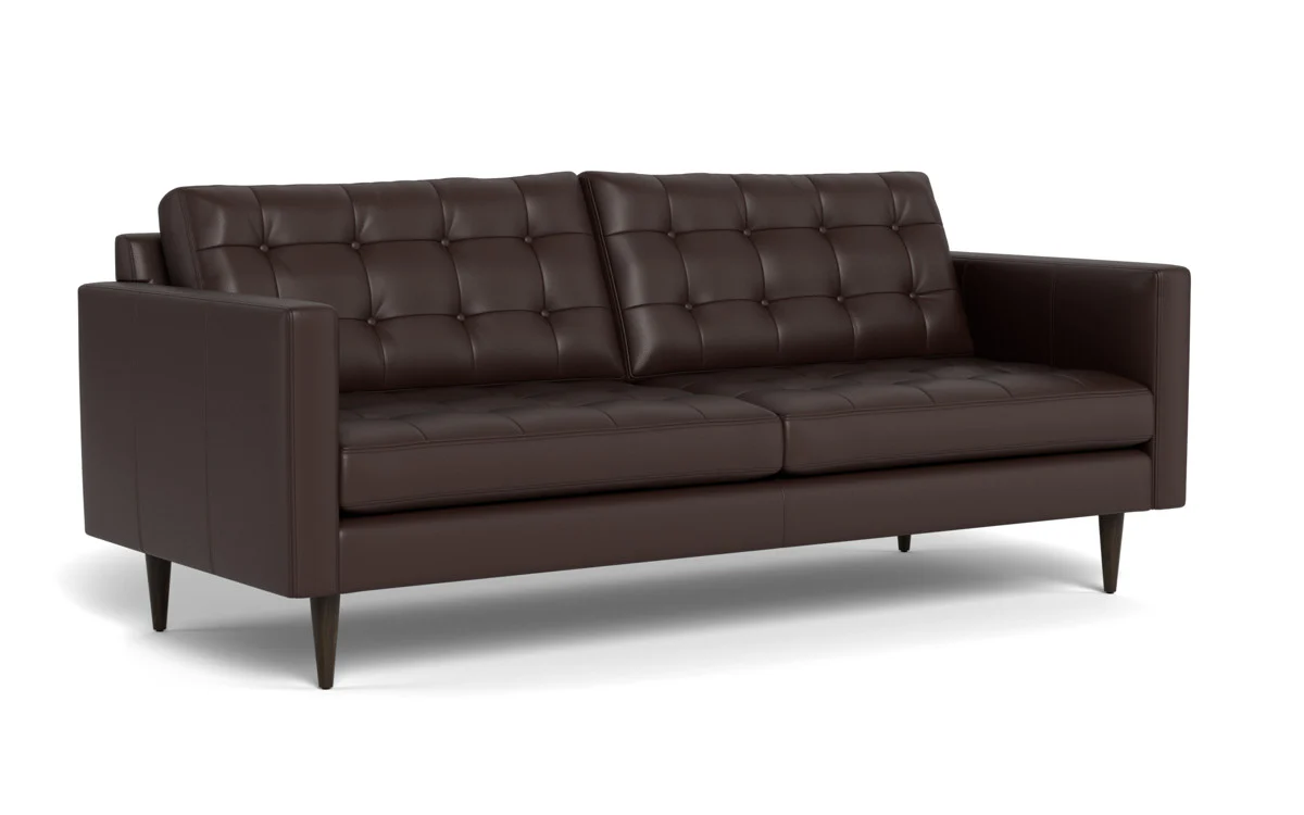 Wallace 85" Leather Sofa - Image 36