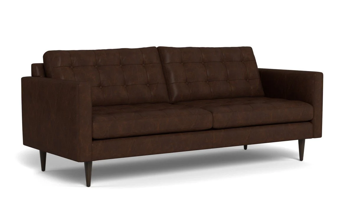Wallace 85" Leather Sofa - Image 4