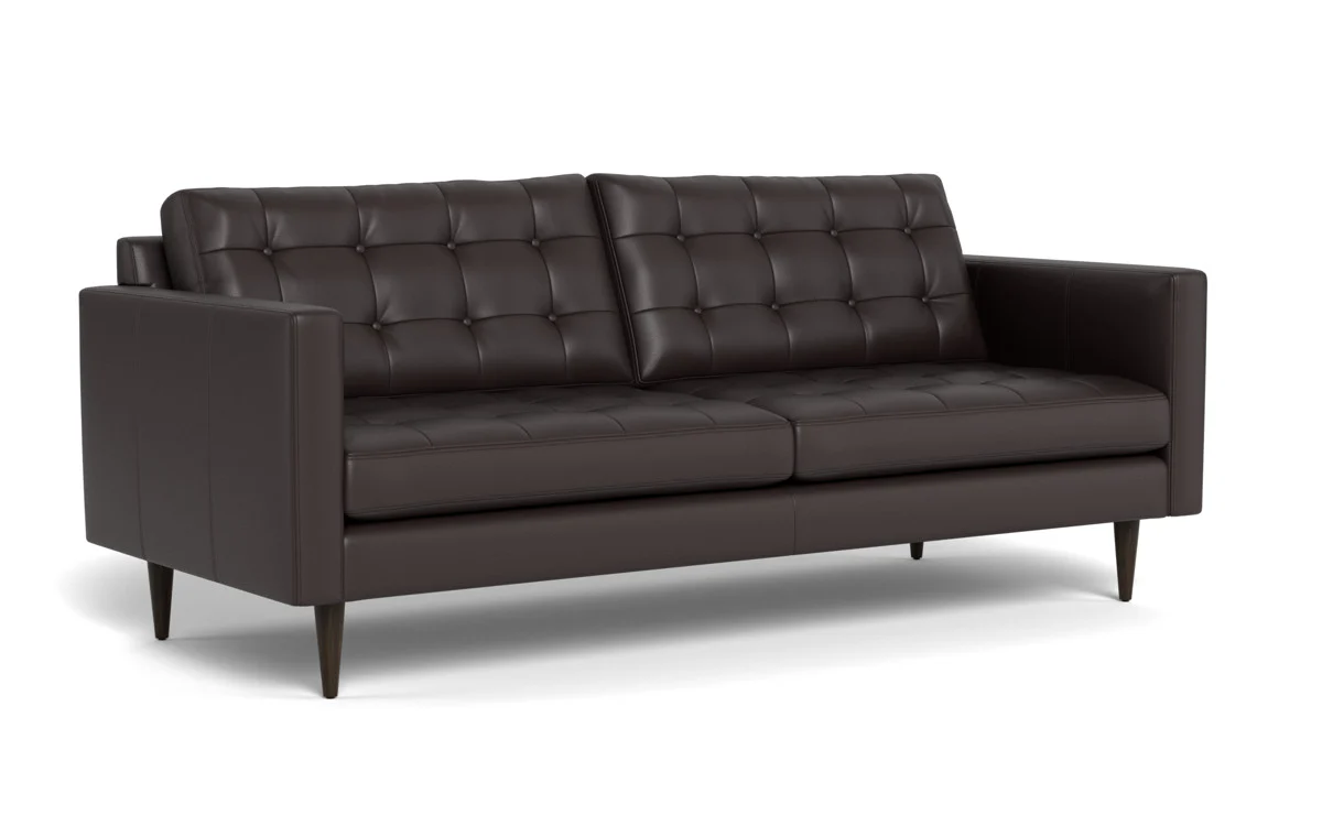 Wallace 85" Leather Sofa - Image 42