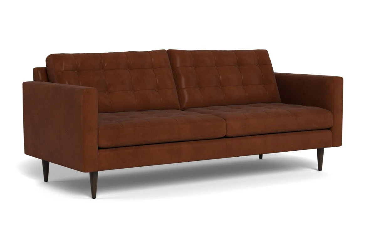 Wallace 85" Leather Sofa - Image 9