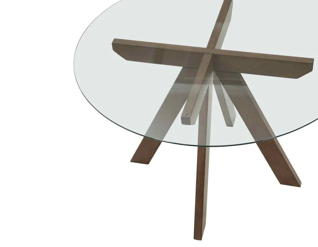 Wendy 48" Round Glass-Top Table - Image 4