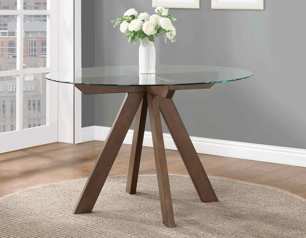 Wendy 48" Round Glass-Top Table - Image 6